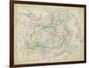 Map of China-W. Hughes-Framed Art Print