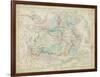 Map of China-W. Hughes-Framed Art Print