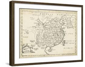 Map of China-T. Jeffreys-Framed Art Print