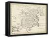 Map of China-T. Jeffreys-Framed Stretched Canvas