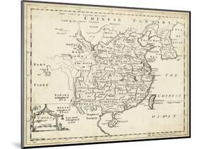 Map of China-T. Jeffreys-Mounted Art Print