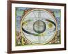 Map of Christian Constellations, from "The Celestial Atlas, or the Harmony of the Universe"-Andreas Cellarius-Framed Giclee Print