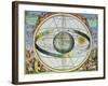 Map of Christian Constellations, from "The Celestial Atlas, or the Harmony of the Universe"-Andreas Cellarius-Framed Giclee Print