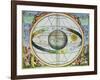 Map of Christian Constellations, from "The Celestial Atlas, or the Harmony of the Universe"-Andreas Cellarius-Framed Giclee Print