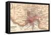 Map of Cincinnati, Ohio (C. 1900), Maps-Encyclopaedia Britannica-Framed Stretched Canvas