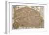 Map of City of Ferrara-Andrea Bolzoni-Framed Giclee Print