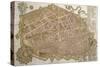 Map of City of Ferrara-Andrea Bolzoni-Stretched Canvas