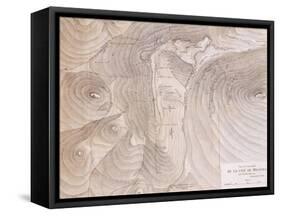 Map of City of Mycenae from Mycenae Greece, 1878-Hendrick Mommers-Framed Stretched Canvas