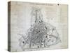 Map of City of Padua, Italy, 19th Century-null-Stretched Canvas