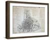 Map of City of Padua, Italy, 19th Century-null-Framed Giclee Print