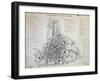 Map of City of Padua, Italy, 19th Century-null-Framed Giclee Print