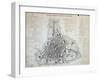 Map of City of Padua, Italy, 19th Century-null-Framed Giclee Print