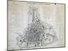 Map of City of Padua, Italy, 19th Century-null-Mounted Giclee Print