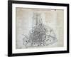 Map of City of Padua, Italy, 19th Century-null-Framed Giclee Print