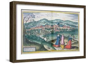 Map of Claudiopolis, from 'Civitates Orbis Terrarum' by Georg Braun-Joris Hoefnagel-Framed Giclee Print