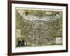 Map of Cologne-Abraham Ortelius-Framed Art Print