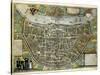 Map of Cologne-Abraham Ortelius-Stretched Canvas