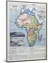 Map of Colonial Africa, from a School Book, Published in 1911-Charles Lacoste-Mounted Premium Giclee Print