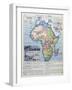 Map of Colonial Africa, from a School Book, Published in 1911-Charles Lacoste-Framed Giclee Print