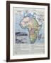 Map of Colonial Africa, from a School Book, Published in 1911-Charles Lacoste-Framed Giclee Print