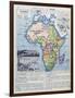 Map of Colonial Africa, from a School Book, Published in 1911-Charles Lacoste-Framed Giclee Print