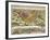 Map of Constantinople, Modern Day Istanbul, 1730, Turkey 18th Century-null-Framed Giclee Print