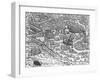 Map of Constantinople-null-Framed Giclee Print