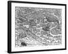 Map of Constantinople-null-Framed Giclee Print