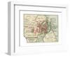 Map of Copenhagen (C. 1900), Maps-Encyclopaedia Britannica-Framed Premium Giclee Print