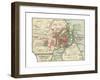 Map of Copenhagen (C. 1900), Maps-Encyclopaedia Britannica-Framed Giclee Print