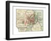 Map of Copenhagen (C. 1900), Maps-Encyclopaedia Britannica-Framed Giclee Print