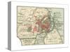 Map of Copenhagen (C. 1900), Maps-Encyclopaedia Britannica-Stretched Canvas