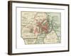 Map of Copenhagen (C. 1900), Maps-Encyclopaedia Britannica-Framed Giclee Print