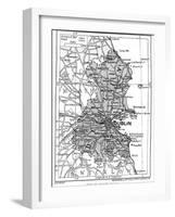 Map of County Dublin, Ireland, 1924-1926-null-Framed Giclee Print