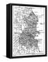 Map of County Dublin, Ireland, 1924-1926-null-Framed Stretched Canvas