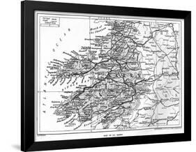 Map of County Kerry, Ireland, 1924-1926-null-Framed Giclee Print