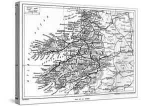 Map of County Kerry, Ireland, 1924-1926-null-Stretched Canvas