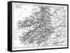 Map of County Kerry, Ireland, 1924-1926-null-Framed Stretched Canvas