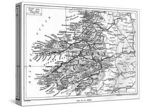 Map of County Kerry, Ireland, 1924-1926-null-Stretched Canvas