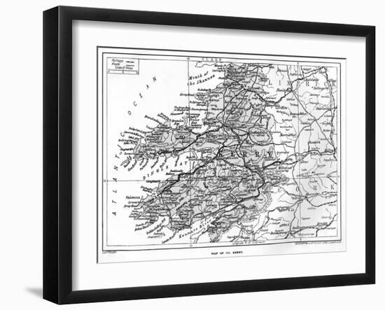 Map of County Kerry, Ireland, 1924-1926-null-Framed Giclee Print