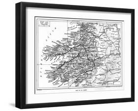 Map of County Kerry, Ireland, 1924-1926-null-Framed Giclee Print