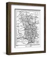 Map of County Kilkenny, Ireland, 1924-1926-null-Framed Giclee Print