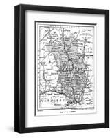 Map of County Kilkenny, Ireland, 1924-1926-null-Framed Giclee Print