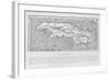 Map of Cuba, after Wytfliet in 1597-null-Framed Giclee Print