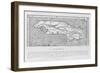 Map of Cuba, after Wytfliet in 1597-null-Framed Giclee Print