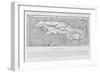 Map of Cuba, after Wytfliet in 1597-null-Framed Giclee Print