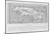 Map of Cuba, after Wytfliet in 1597-null-Mounted Giclee Print