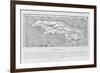 Map of Cuba, after Wytfliet in 1597-null-Framed Giclee Print