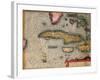 Map of Cuba and Jamaica, from Theatrum Orbis Terrarum by Abraham Orteliused in Antwerp, 1570-null-Framed Giclee Print