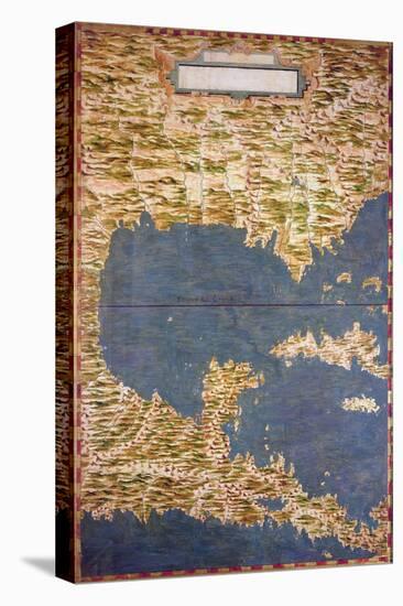 Map of Cuba and the Caribbean-Stefano Bonsignori-Stretched Canvas